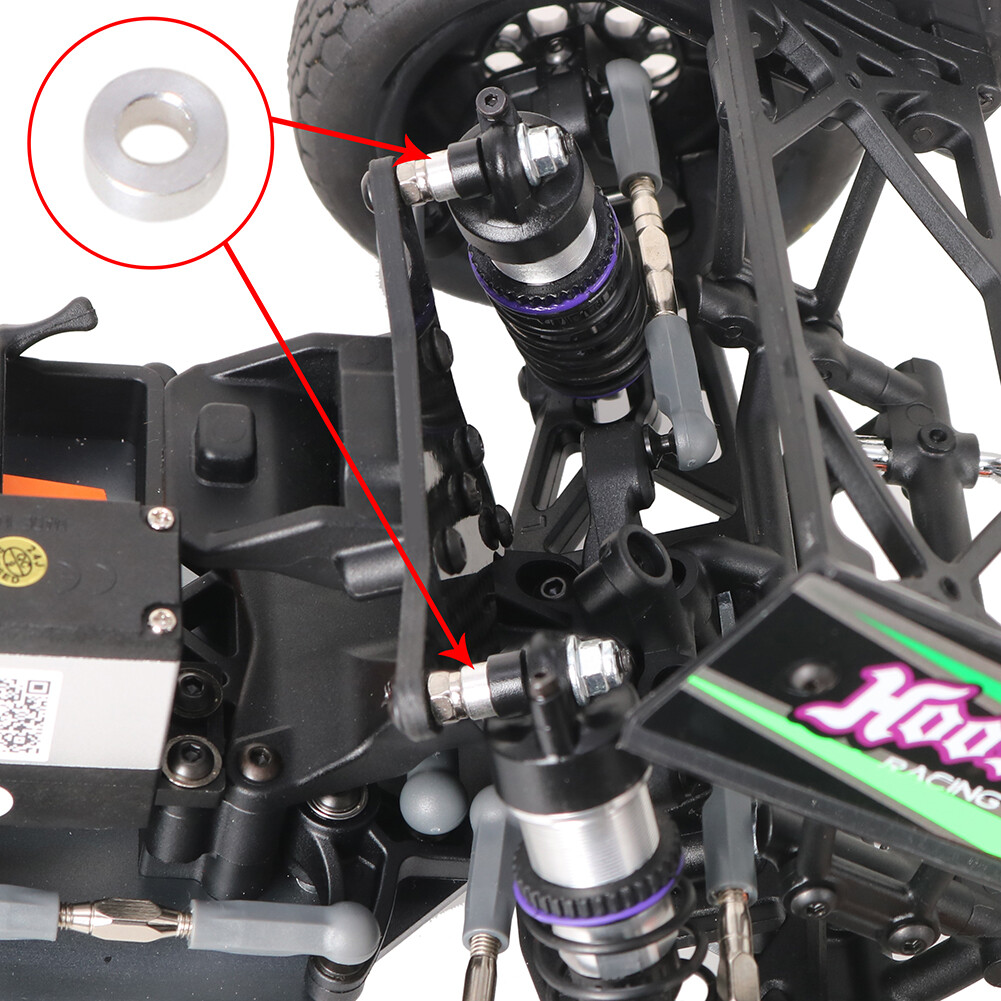 Rear Shock Mount HackFab Losi Mini-B Carbon Fiber Wide Front Shock ...