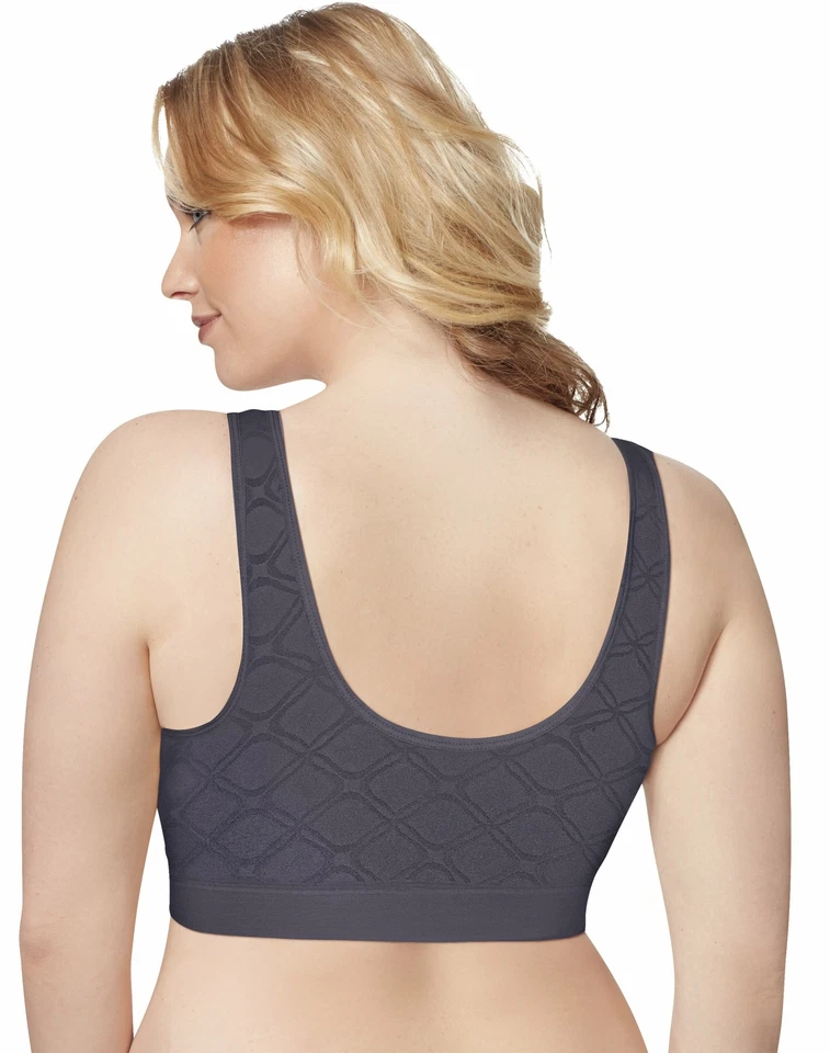 Sujetador sin aros Just My Size control de humedad pura comodidad sin costuras talla grande 1x-6x Foto 2 de 4