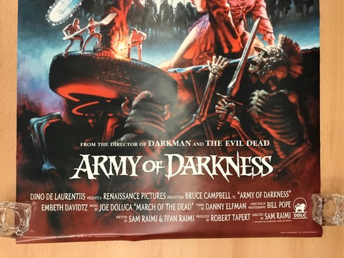 1993 Orion Pictures Army of Darkness Movie Poster 24" x 36" - NOS - Picture 4 of 8