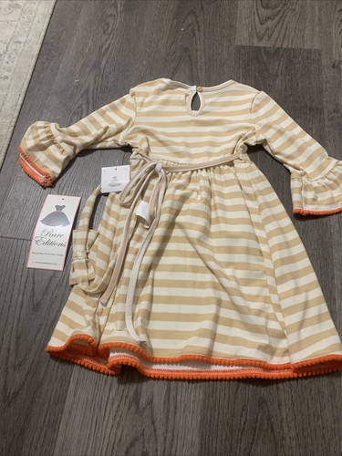 Rare Editions 4T Pumpkin Dress NEW - Picture 6 of 6