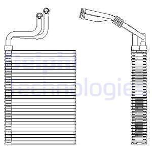 DELPHI TSP0525197 EVAPORATOR AIR CONDITIONING - Picture 1 of 1
