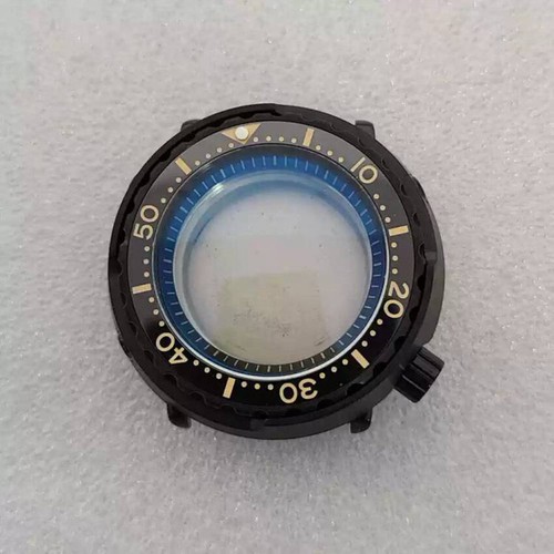 45MM Canister Model Black Case + Blue Inner Shadow Dense Base for NH35 Movement - Picture 5 of 24