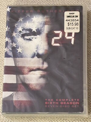 BRAND NEW & SEALED 24 - Season 6 (DVD, 2007, 7-Disc Box Set) SPECIAL FEATURES!