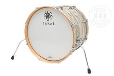 SAKAE Trilogy Bassdrum 24x16 Mint Oyster Pear...