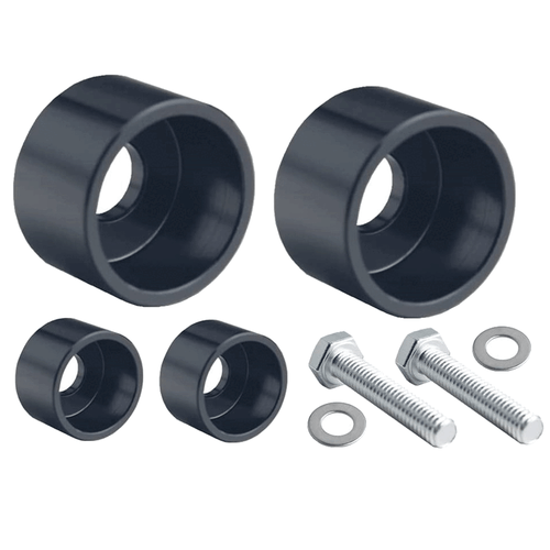 Black APillar Grab Handle Repair Set Kit For Dodge Ram 1500 2500 3500