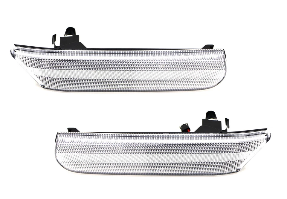 Clear Amber LED Sequential Side Marker Lights For Porsche Carrera 911 Boxster - Image 2 of 4