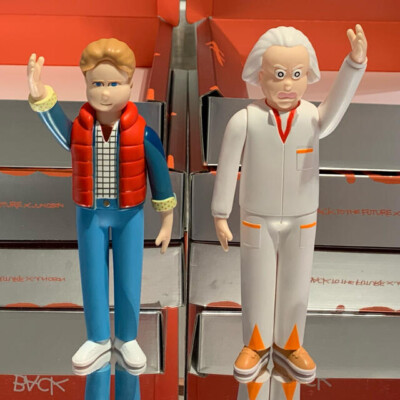 Back to the Future x JUN OSON Marty & Doc Painted Vinyl Figures