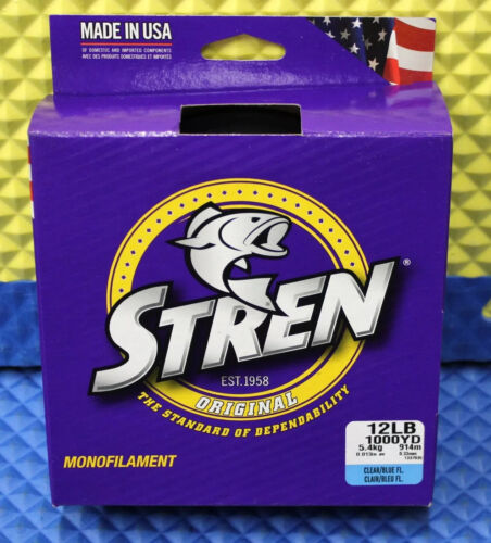 Stren Original Angelschnur 1000YD SOES-26 klar blau fluoreszierend GEWICHT WÄHLBAR! - Bild 8 von 11