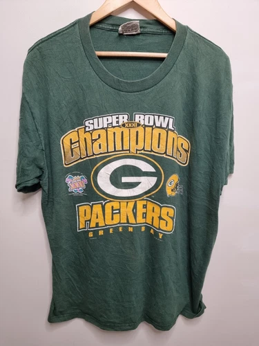 vintage greenbay packers shirt adult size xl extra large superbowl 31 xxxi - Picture 1 of 12