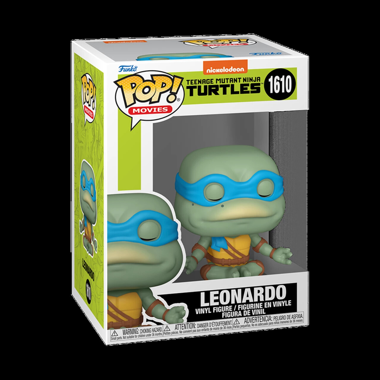 Funko Pop! Movies: Teenage Mutant Ninja Turtles - Leonardo Meditating #1610 - Image 3