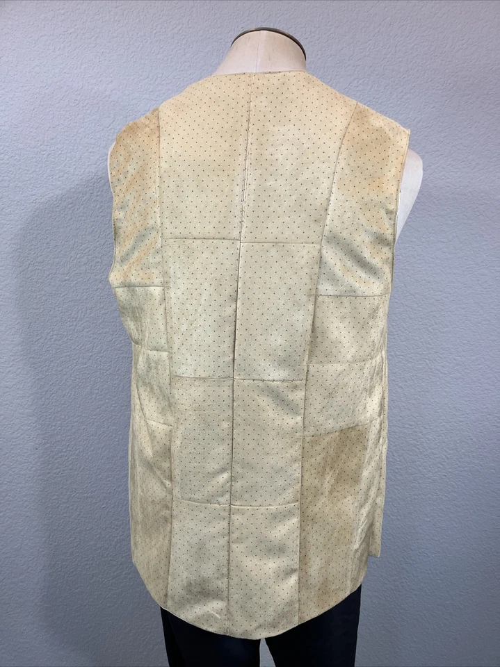 "Chaleco de gamuza Huntsman Baker Villager Beauty Beast 42"" renacentista mercader campesino" Foto 4 de 4