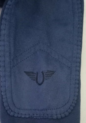 Tuffrider Lowrise Pull On Jods riding pants stirrups kids size 8 blue preowned - Picture 8 of 12