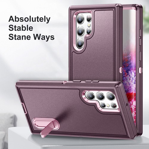 Shockproof Stand Case + Screen Protector For Samsung Galaxy S23 Plus S22 Ultra - Picture 20 of 38