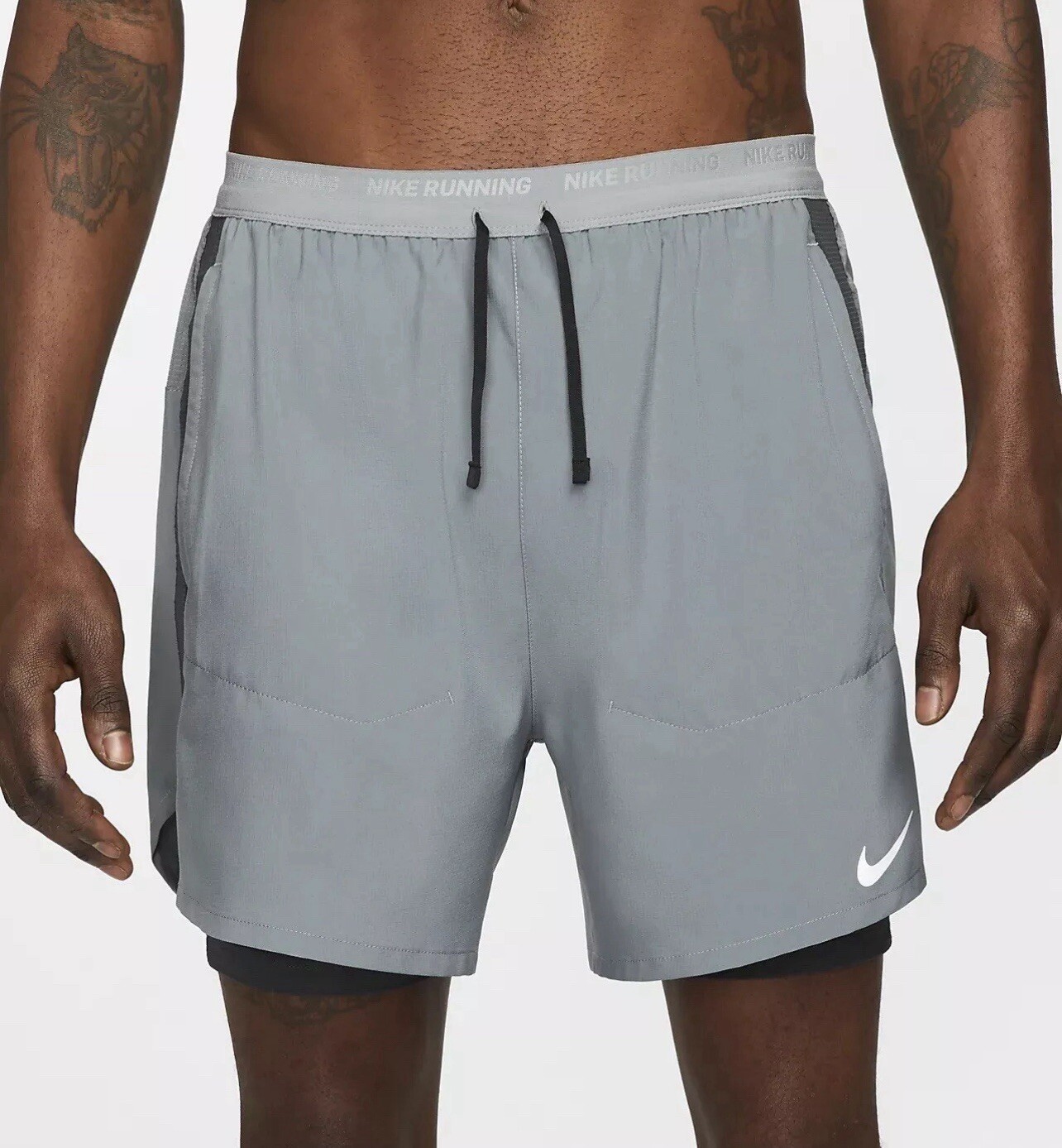 Nike Dri-Fit Stride Hybrid 2-In-1 5" Shorts DM4757-084 Men’s Size XL