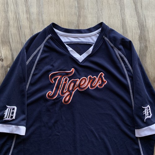 Vintage Majestic MLB Detroit Tigers Baseball Jersey Shirt Size XL Embroidered - Picture 3 of 5