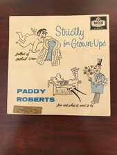 1959 Vintage Paddy Roberts - Strictly For Grown-Ups - Record 7" Single DFE 6584
