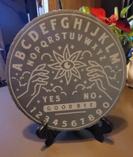 Slate Pendulum Board, Spirit Board, Dowsing Board, Divination