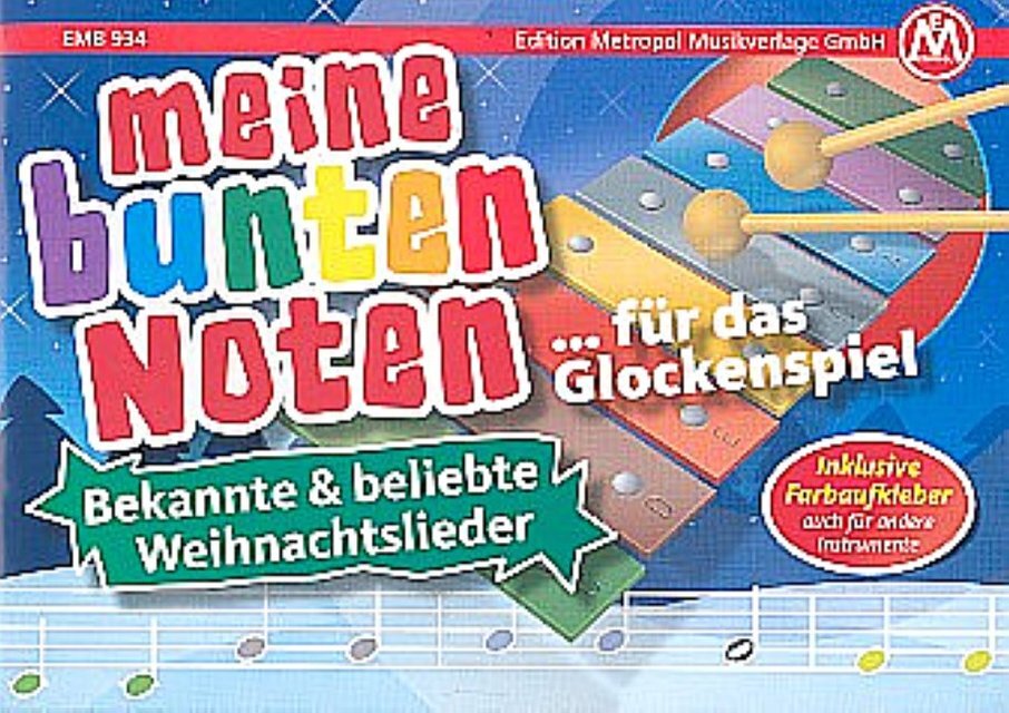 Thumbnail - Meine Bunten Noten Für Das Glockenspiel Claudia Saxinger