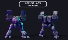 Locust Labs Onager (American Mecha Proxy Catapult) 7 Mech Kit! 