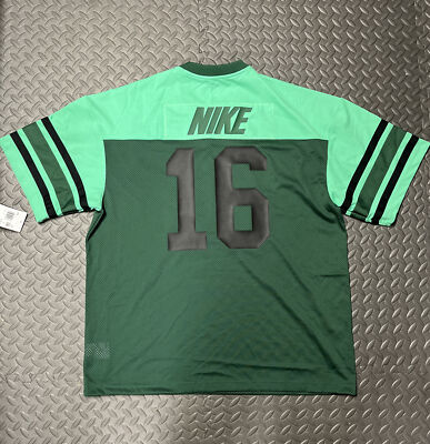 Nike Football Jersey #16 Green Men's Size XXL NWT $105 RAVE EDM | eBay