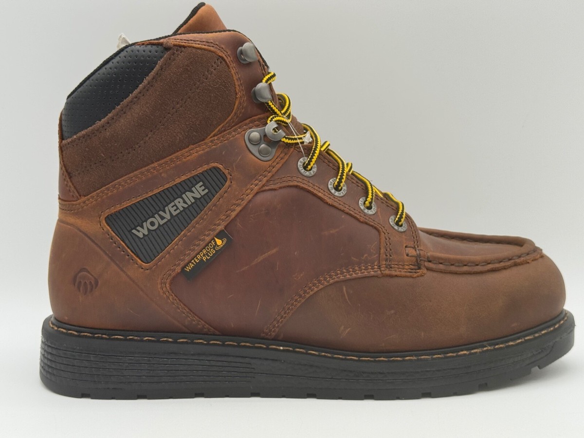 NEW WOLVERINE men\'s hellcat ultraspring composite toe water proof boots in tobac Amazon.com: Wolverine Women main image 2