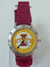 Sun Time Officially Licensed NCAA IOWA STATE CYCLONES Youth Tailgater Wristwatch