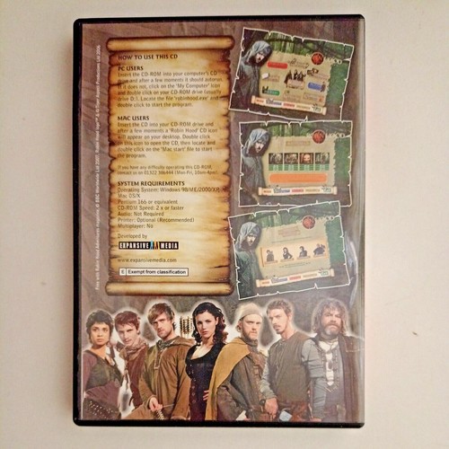 ROBIN HOOD ADVENTURES ACTIVITY PC & MAC CD - ROM - 第 2/2 張圖片