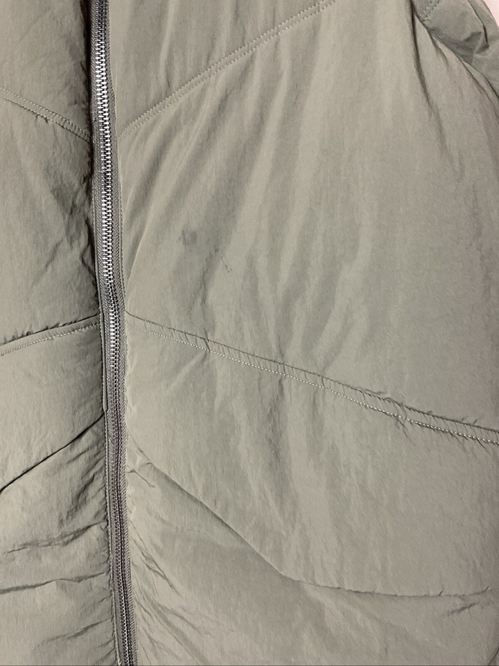 John Lewis Kin Utility Puffer Jacket, Khaki Green, Medium RRP £99.00