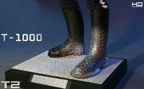 Enterbay Terminator 2 T-1000 Robert Patrick Real Masterpiece 1/4 Figures Toys - Picture 9 of 13
