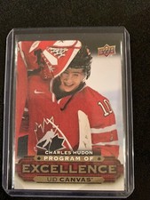 Charles Hudon Program of Excellence Canvas C256 2015-16 UD Series 2 Hockey 