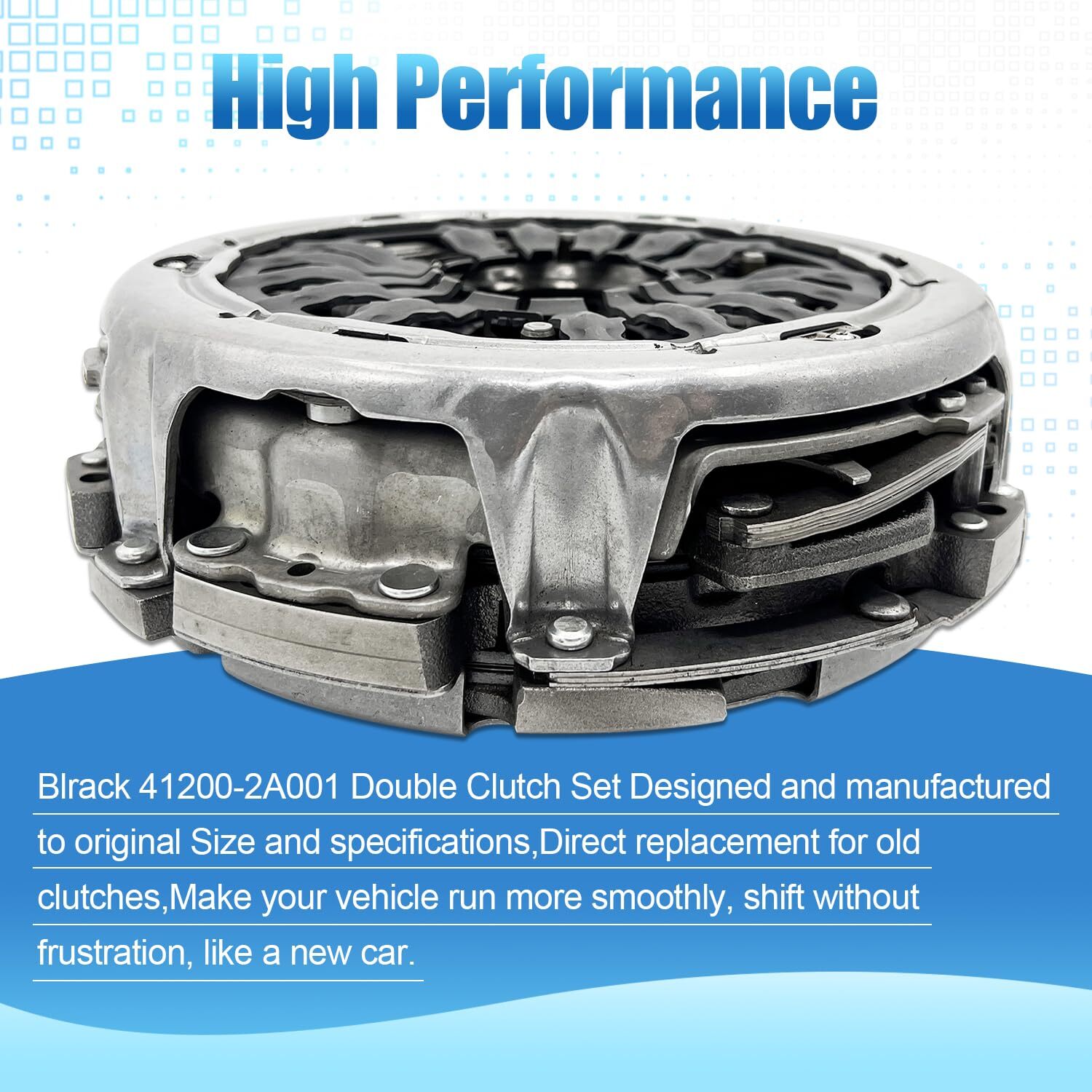 41200-2A001 Double Clutch Set For Hyundai Veloster 2012-2017 1.6L 412002A001