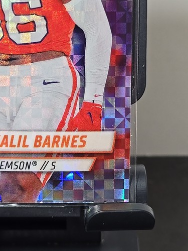 Khalil Barnes 2024 Bowman University Cromo 1er X-Fractor Paralelo #114 Clemson - Imagen 4 de 6