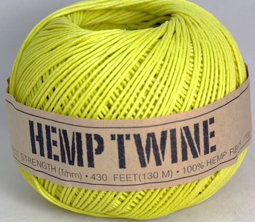 HEMP TWINE / HEMP CORD -Eco friendly 1 MM- 130 Metre (430 ft) BALL - Picture 9 of 12