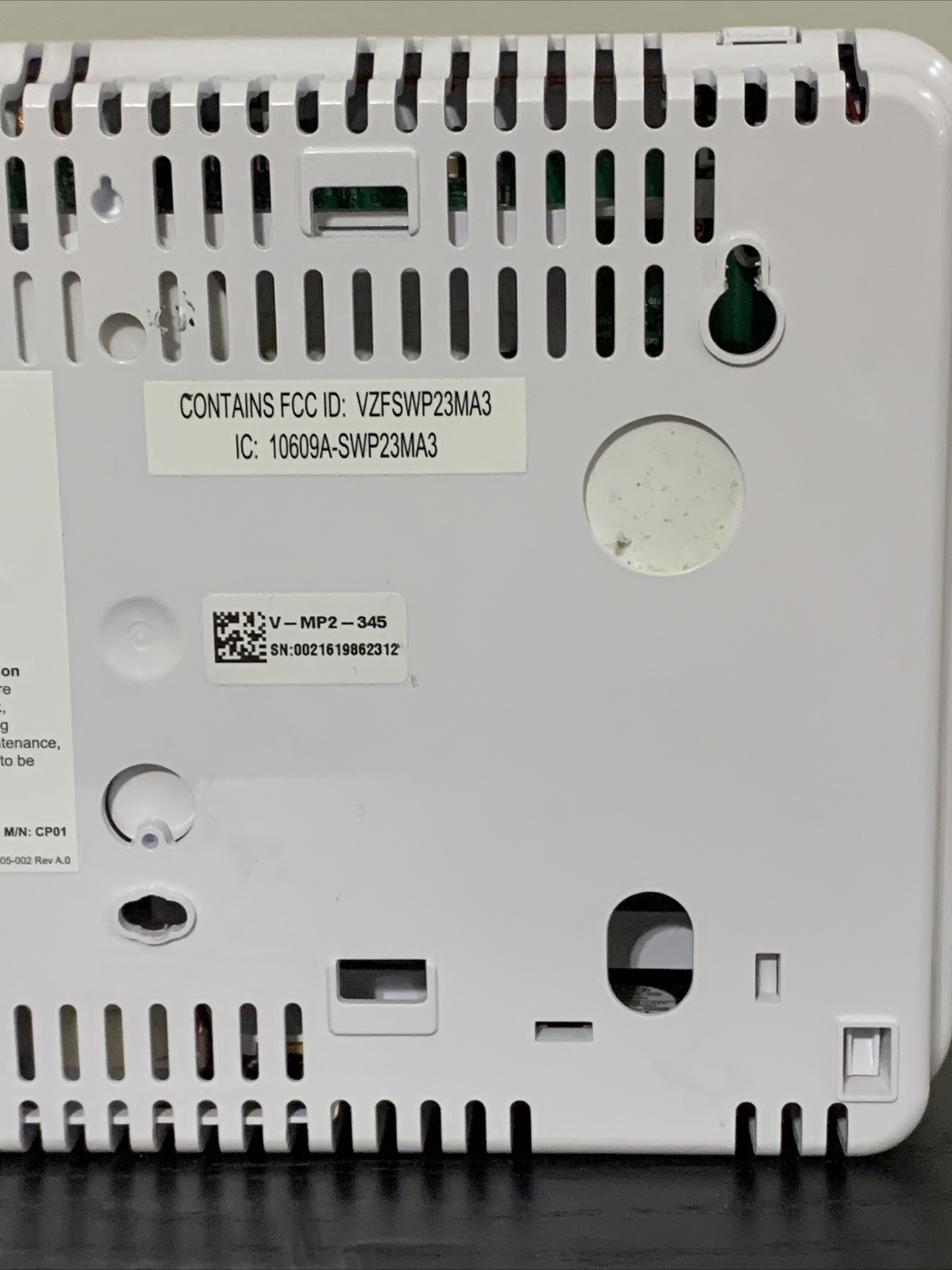 Vivint V-MP2-345 Sky Master Control Security System Panel Wire Plug In & Sensors