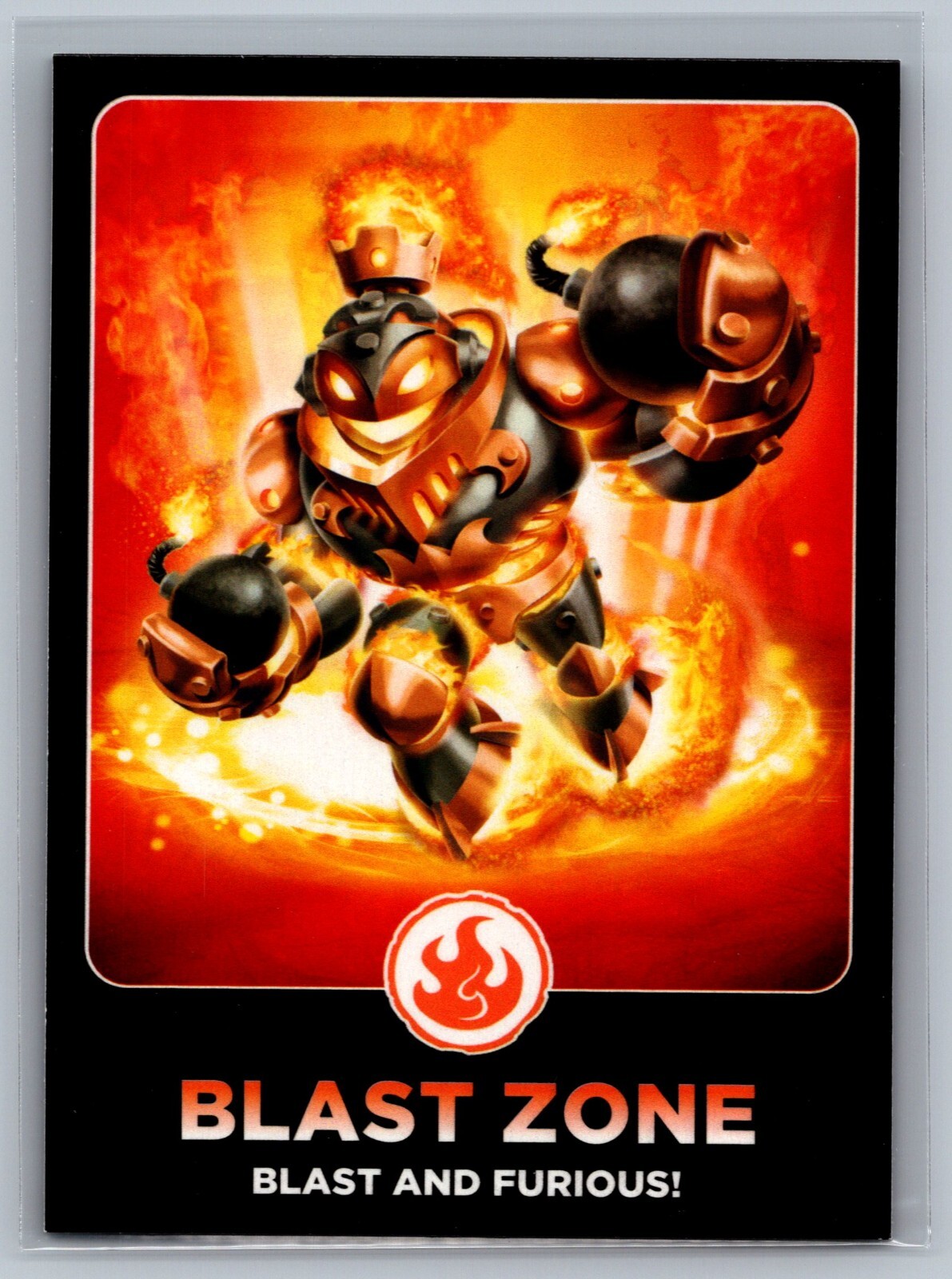 2013 Topps Skylanders Swap Force Blast Zone #21 Collector Card