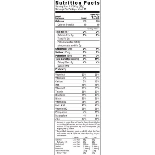 Honeycomb Cereal, Honey Flavored Sweetened Corn and Oat 12.5 Oz. (Pack of 1) - Picture 3 of 6