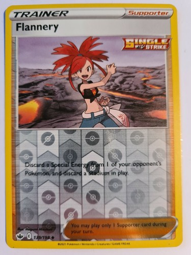 POKEMON : Flannery 139/198 ... REVERSE ... Chilling Reign - 第 1/1 張圖片