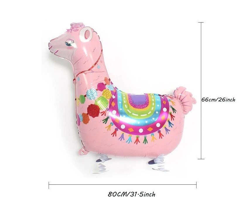 Llama Alpaca Balloon Walking Pet Animal Airwalker Foil Helium Kids Fun Parties - Image 4 of 4
