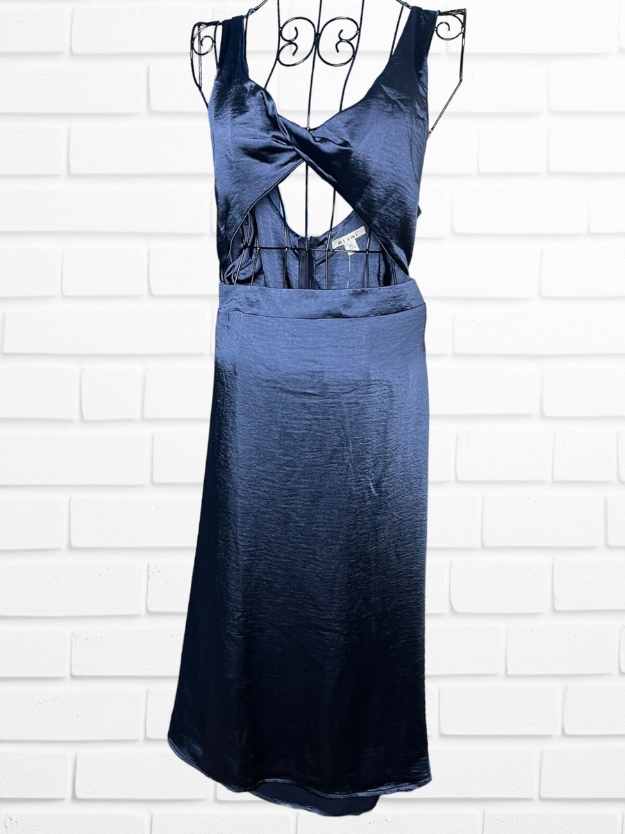 Francesca's Miami Women's X-large Dress Navy Blue Cut out Dress Formal  Party | eBay