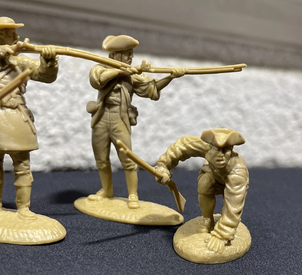 BARZSO Of Battle Of Lexington American Militia Playset Figures Lot Of 8 - Image 3 of 4