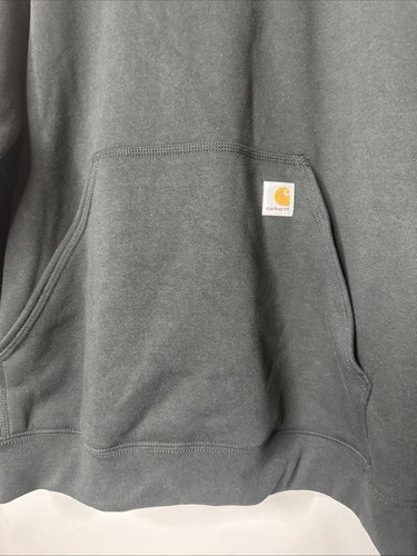 NWT Carhartt Men’s Hoodie Sz L Oversized Mid Weight Loose Fit Utility Work Blk - Picture 2 of 7