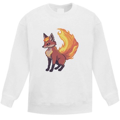 Kinder Sweatshirt / Pullover / Pulli ''Flammenfuchs'' (KW062175)