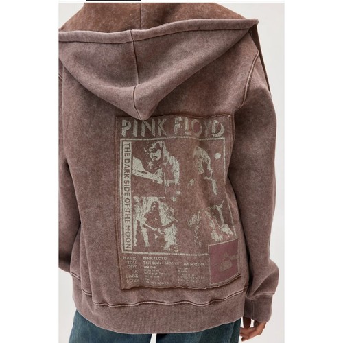 Sudadera con Capucha Urban Outfitters Pink Floyd Parcheada Gráfica Talla Única Nueva con Etiquetas - Imagen 2 de 6