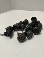 Oil Rubbed Bronze Cabinet Knob w/ Screws  LOT OF 15