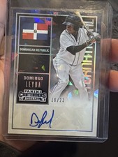 2015 Panini Contenders International Ticket Domingo Leyba #17 Auto