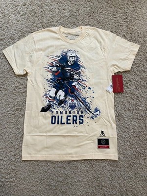 Mitchell & Ness Connor McDavid Edmonton Oilers T Shirt Mens Small NHL NWT