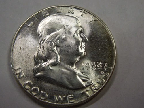 Nice Uncirculated 1952 Franklin Half Dollar FBL
