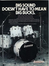 1988 Ludwig Drum Sets Kits Hardware Great Old PRINT MAGAZINE AD Fan Gift  4132 