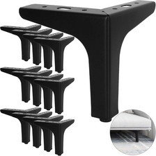 12Pack Metal Furniture Sofa Legs, 5inch Modern Style Furniture Triangle Sofa ...