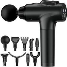 Massage Gun, Muscle Massage Gun for Athletes Handheld Electric Deep Tissue Ba...